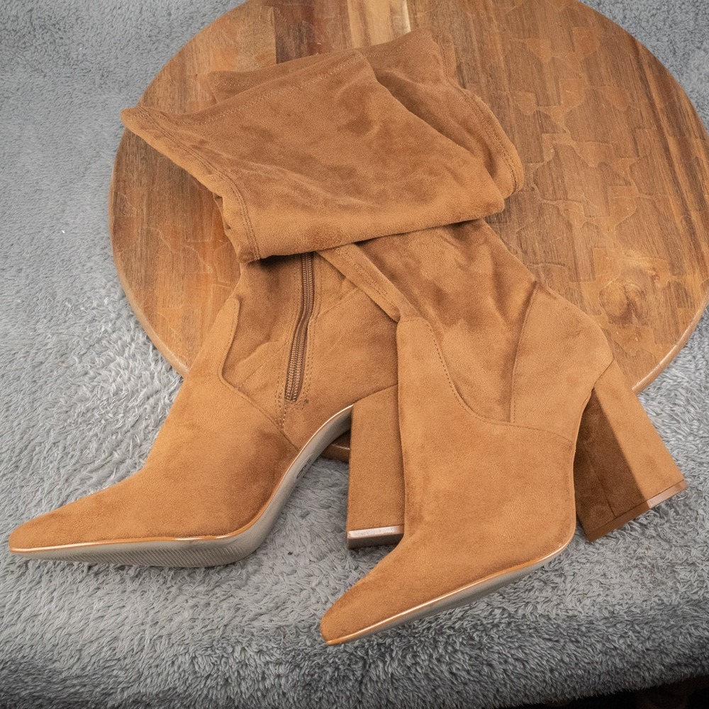 Steve Madden Womens Size 6 Experience Faux Leather Over-The-Knee Boots Shoes - Picture 3 of 6